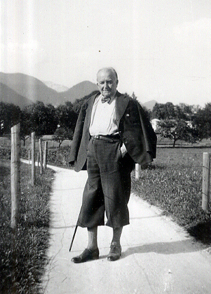 Bortkiewicz in the Austrian mountains (1947)